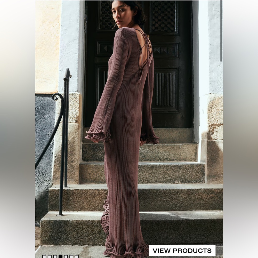 NWT H&M Viral Rib Knit Dress